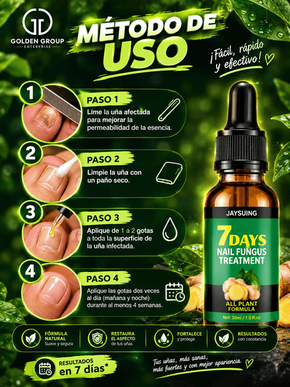 Suero 7 Días | Reparador de Uñas Anti Hongos